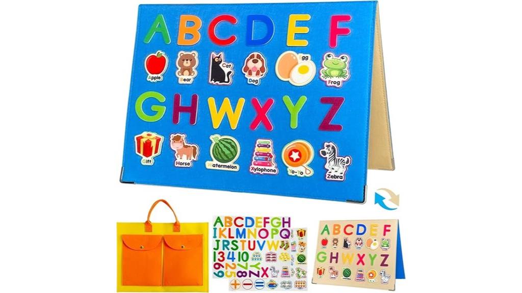 foldable felt educational set