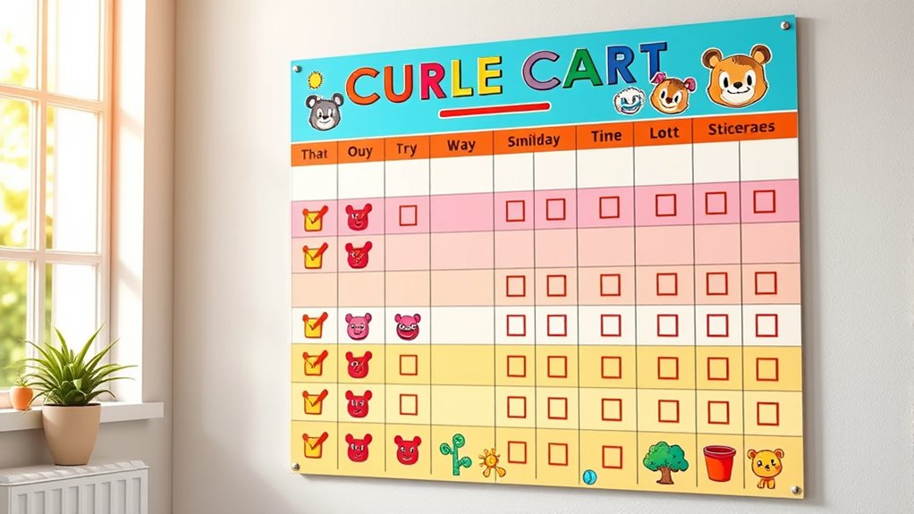 fun cleaning charts for kids