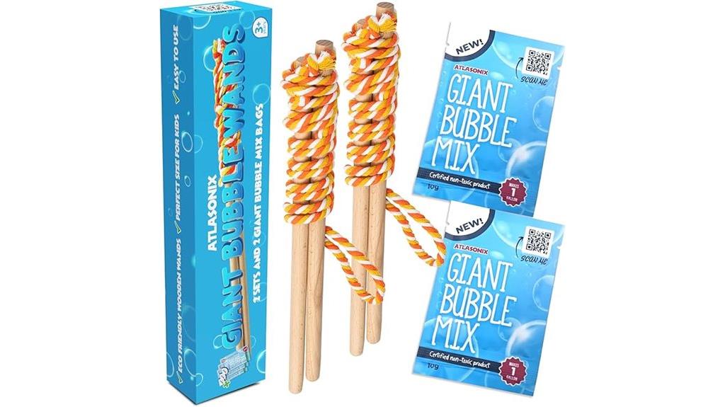 giant bubble wand set