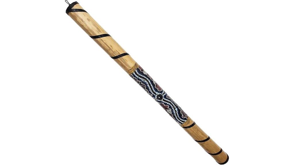 hand painted bamboo rainstick
