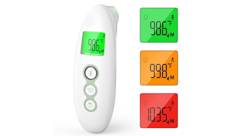 infrared forehead ear thermometer