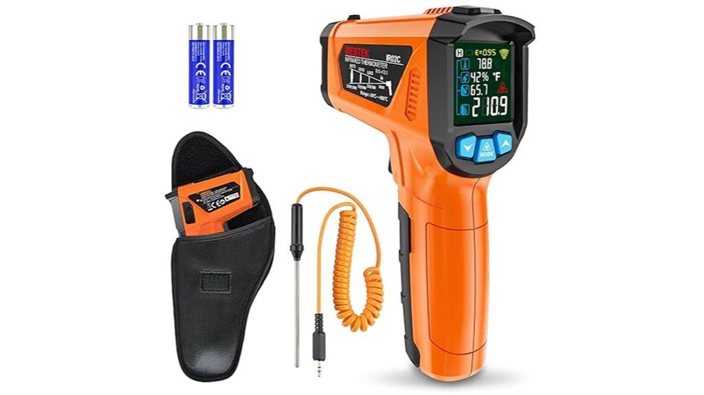 infrared thermometer with color