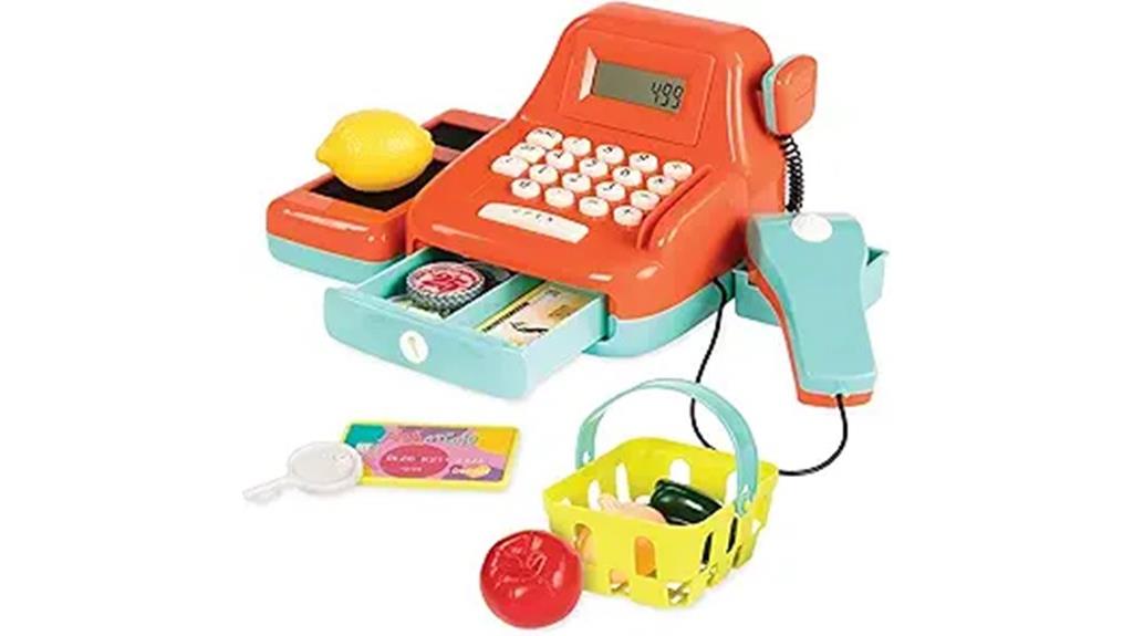 interactive kids cash register