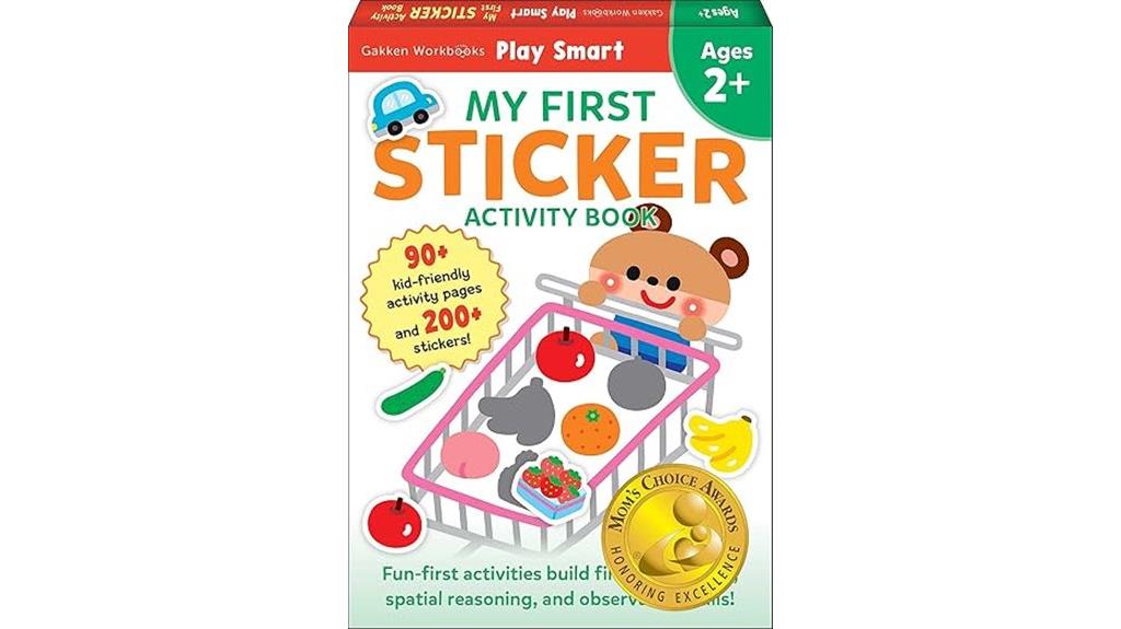 interactive sticker book for toddlers
