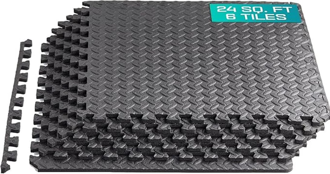 interlocking foam floor tiles