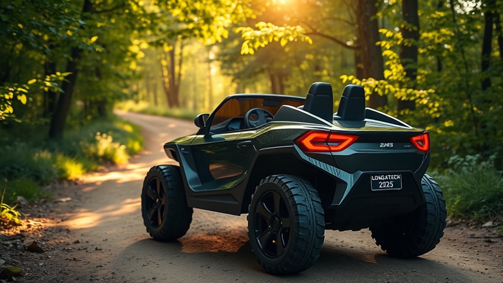 key features for ride on cars