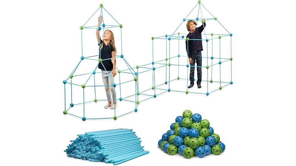 kids 132 piece fort kit