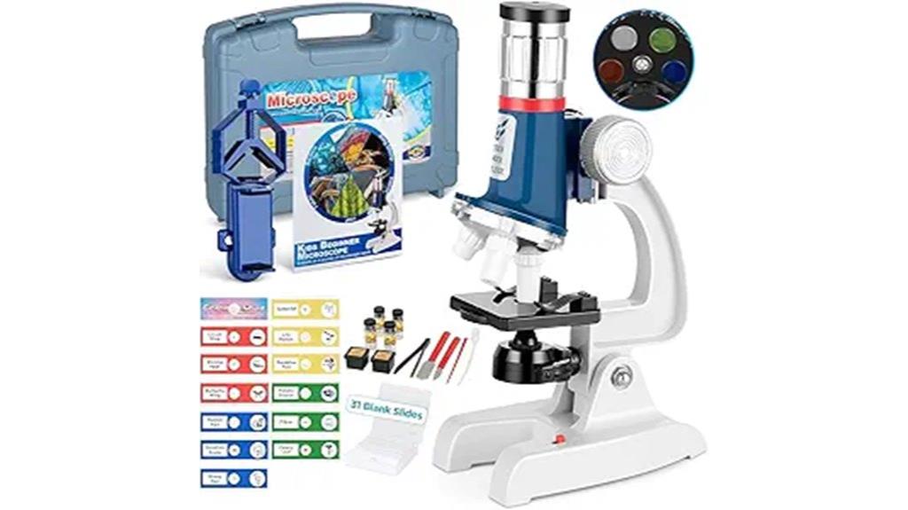 kids 58 piece microscope kit