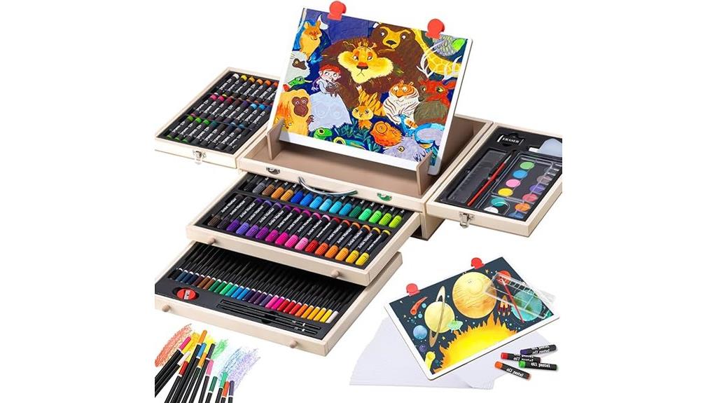 kids art easel set