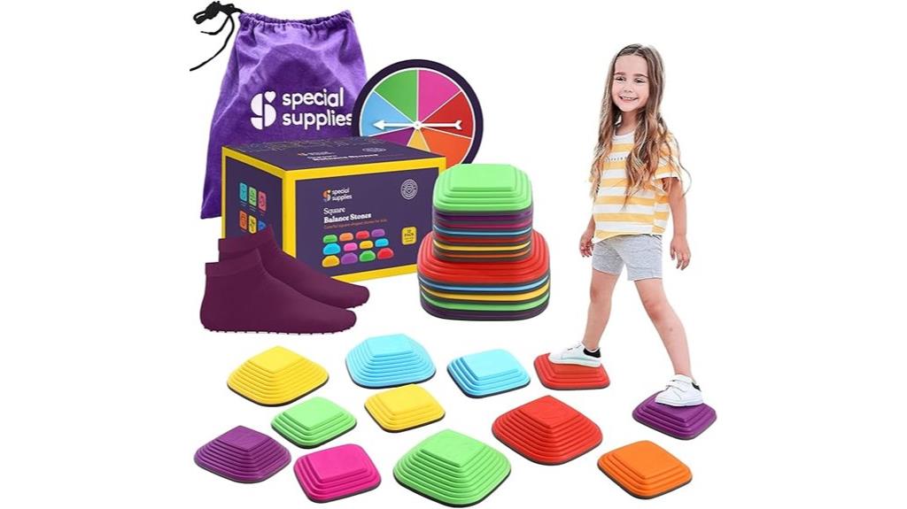 kids balance stepping stones
