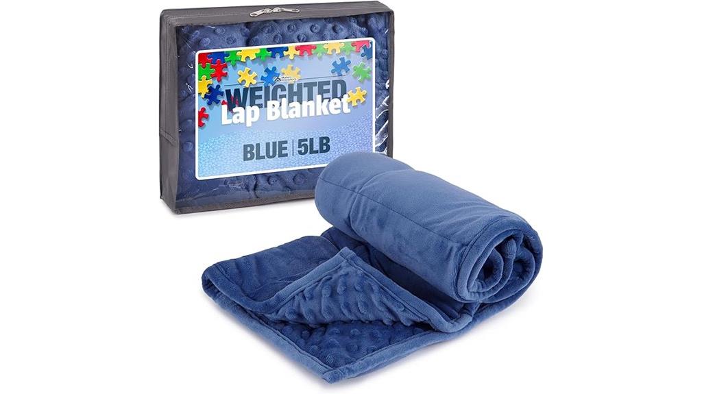 kids blue weighted blanket