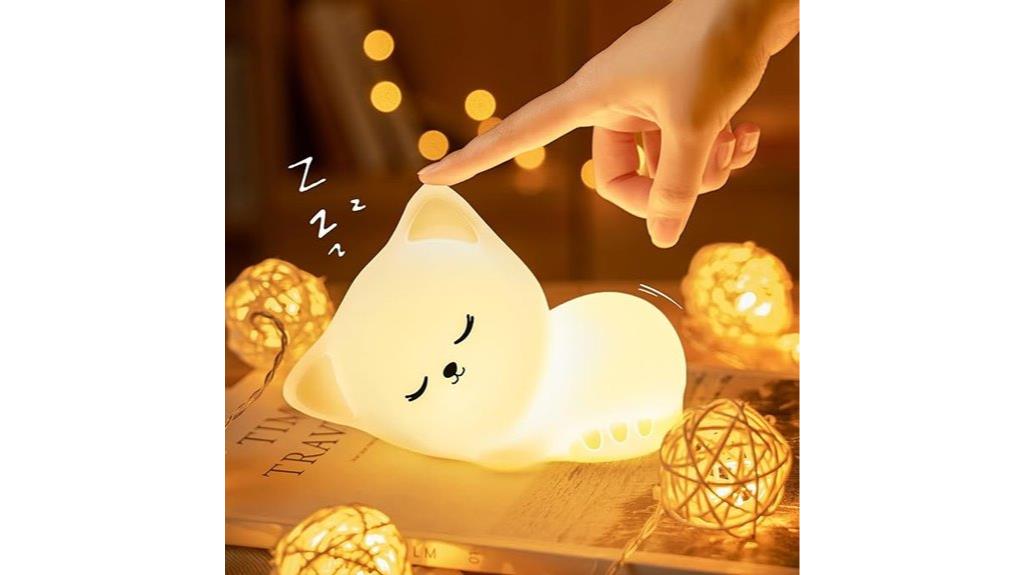 kids cat night light
