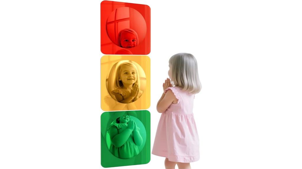 kids classroom mirror set