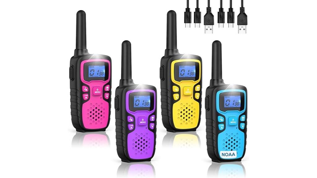 kids four pack walkie talkies