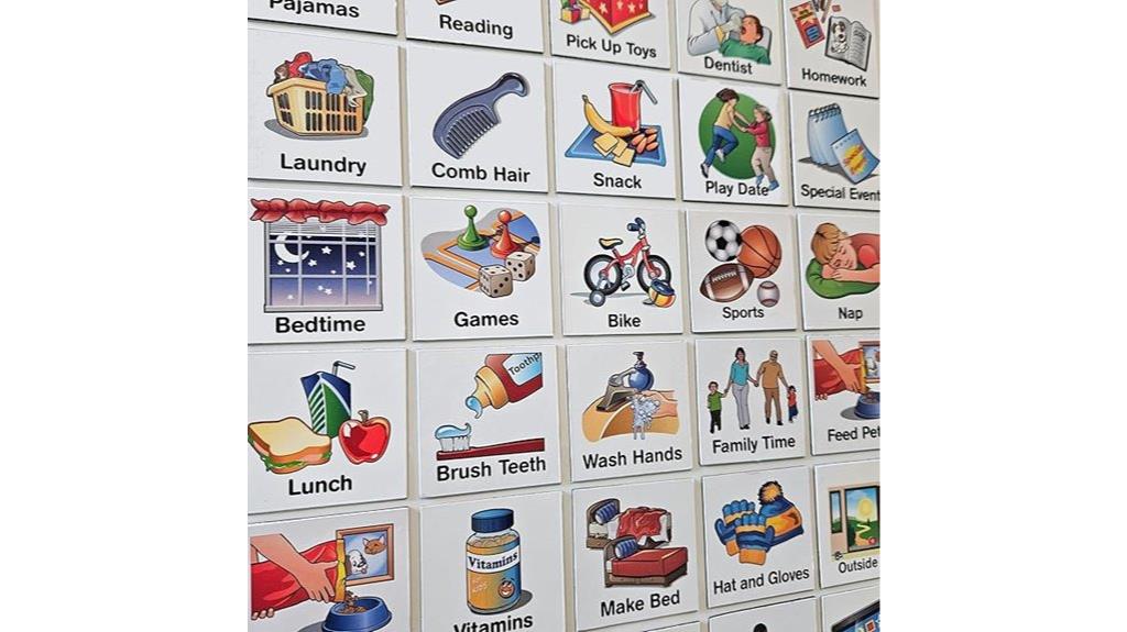 kids magnet schedule set