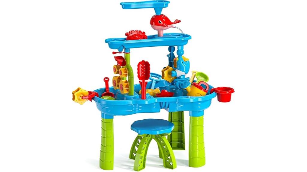 kids outdoor sensory play table