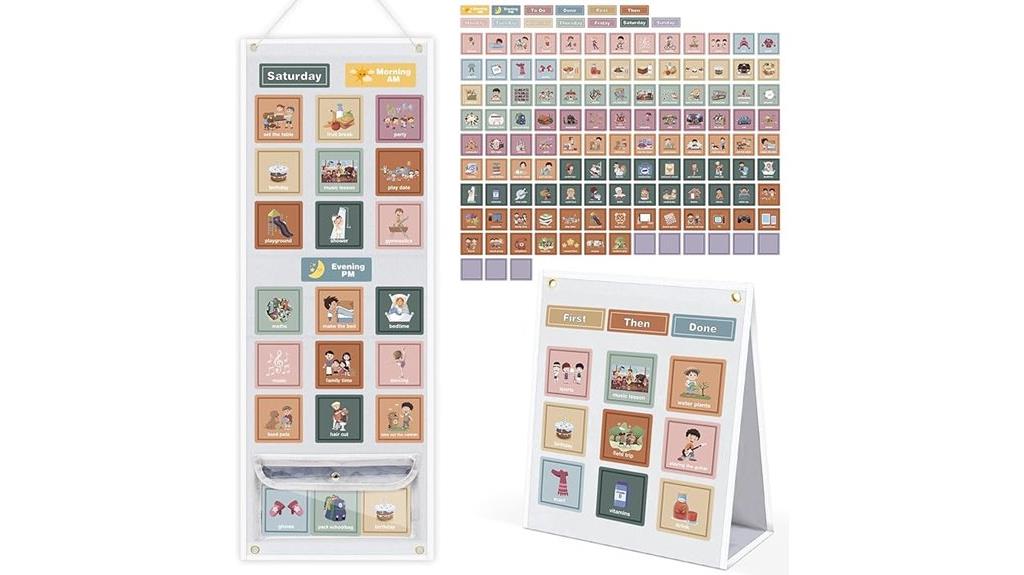 kids routine card set