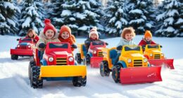 kids snow plow trucks