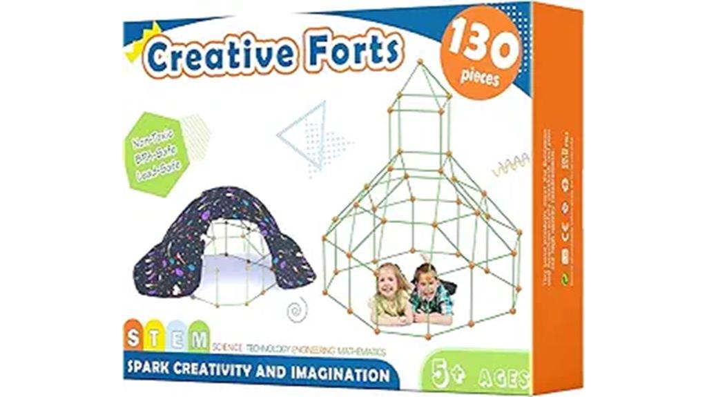 kids tiny fort building kit