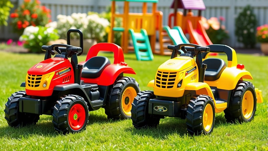 kids tractor safety features