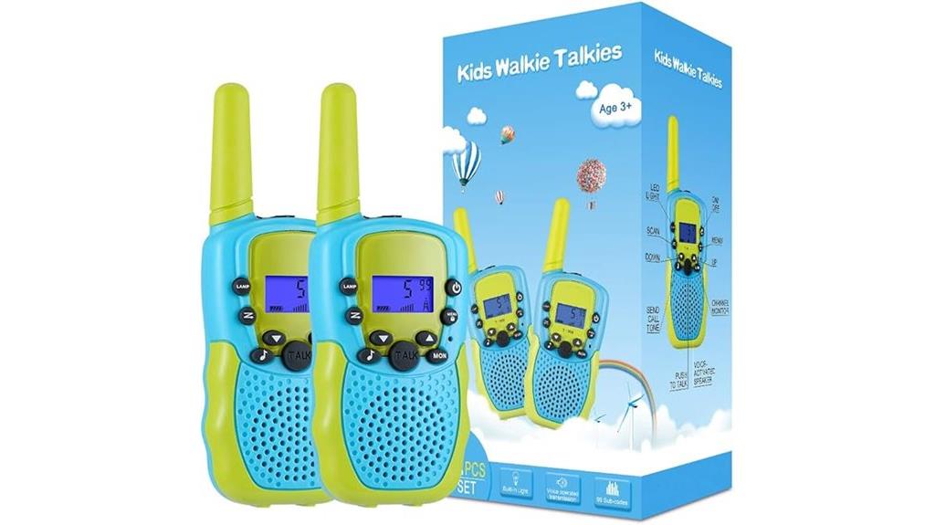 kids walkie talkies range