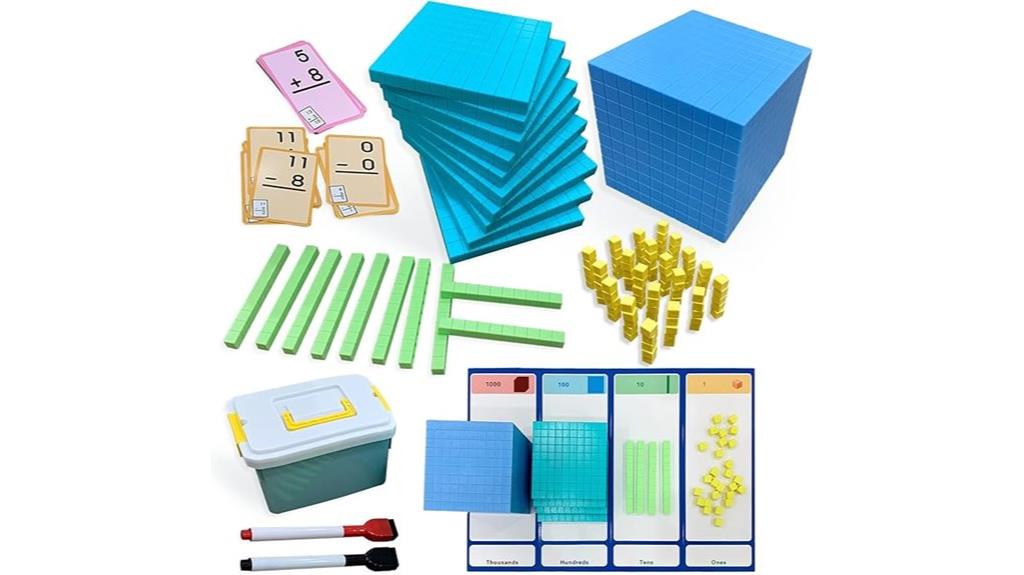 kindergarten counting cubes set