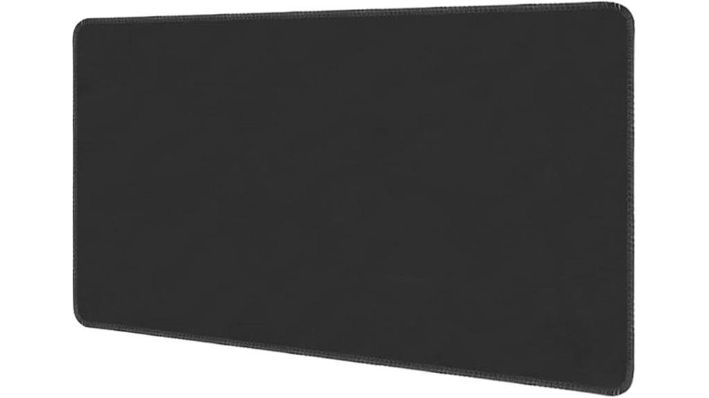large black gaming mat
