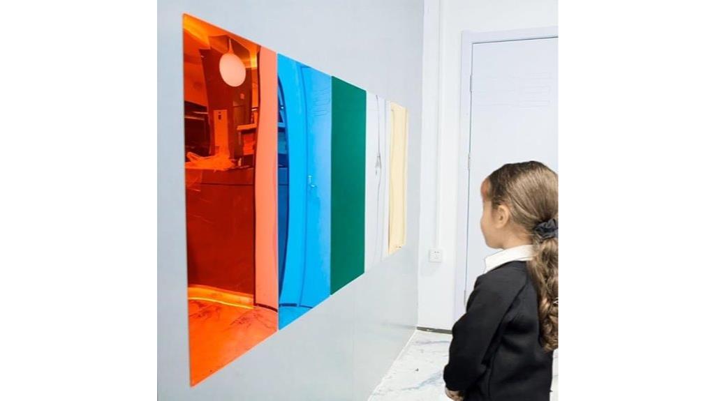 large sensory mirror for kids