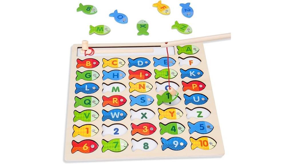 magnet fishing educational toy