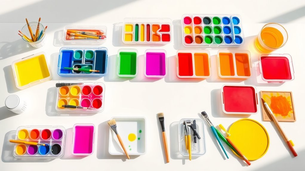 mess free creative painting