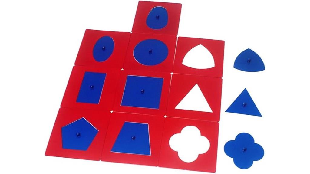 montessori baby metal insets