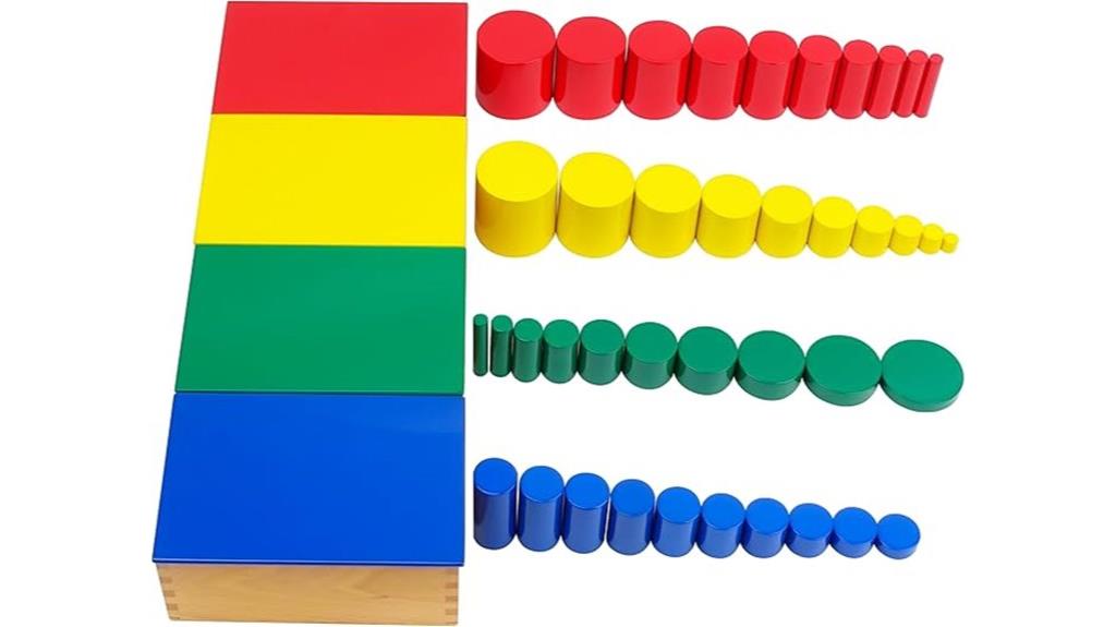 montessori cylinders set four