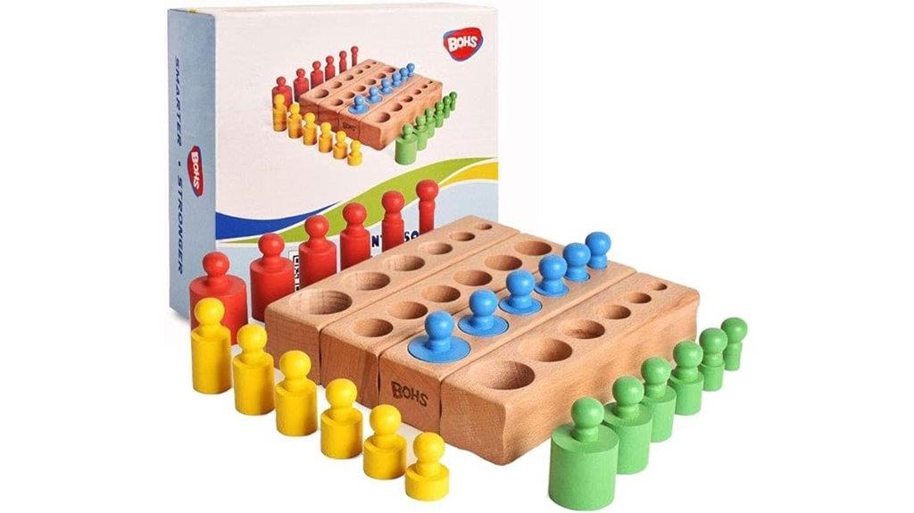 montessori knobbed cylinder blocks