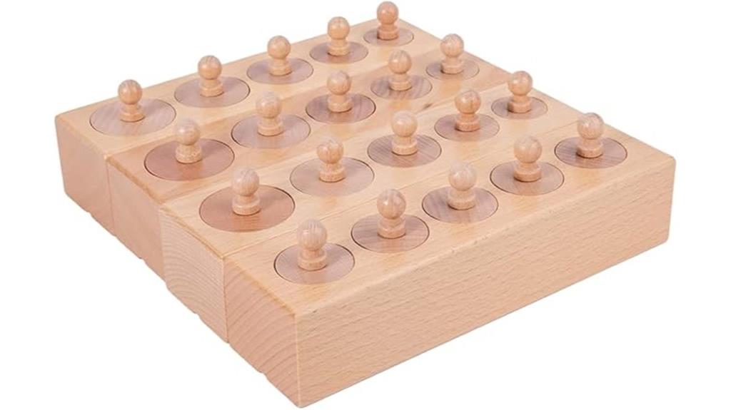 montessori knobbed cylinder blocks