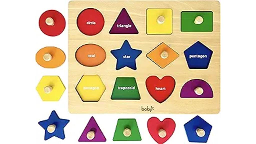 montessori shape peg puzzles