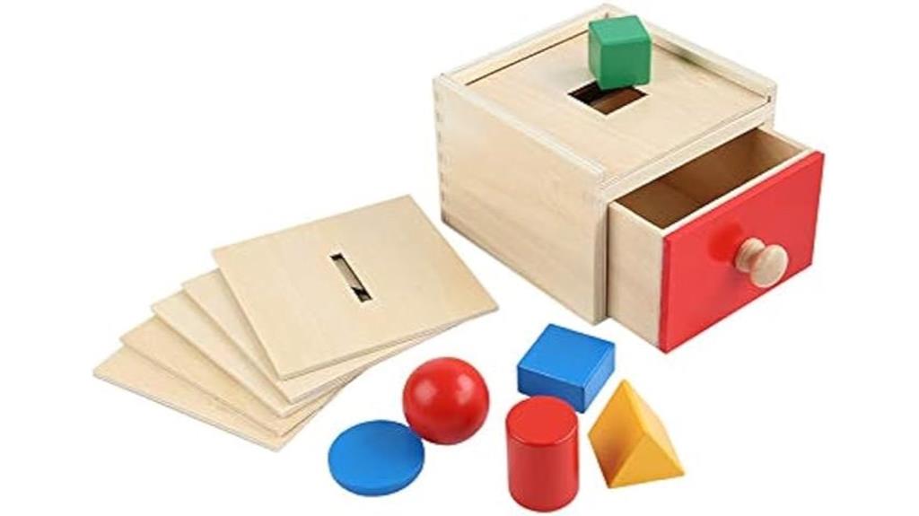 montessori sorting drop box