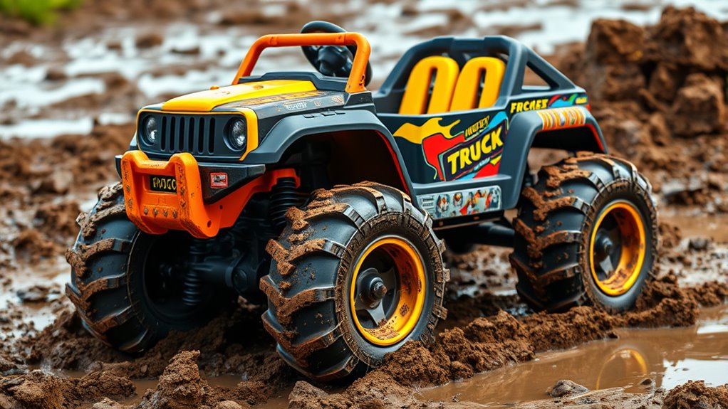 mud tire ride on considerations