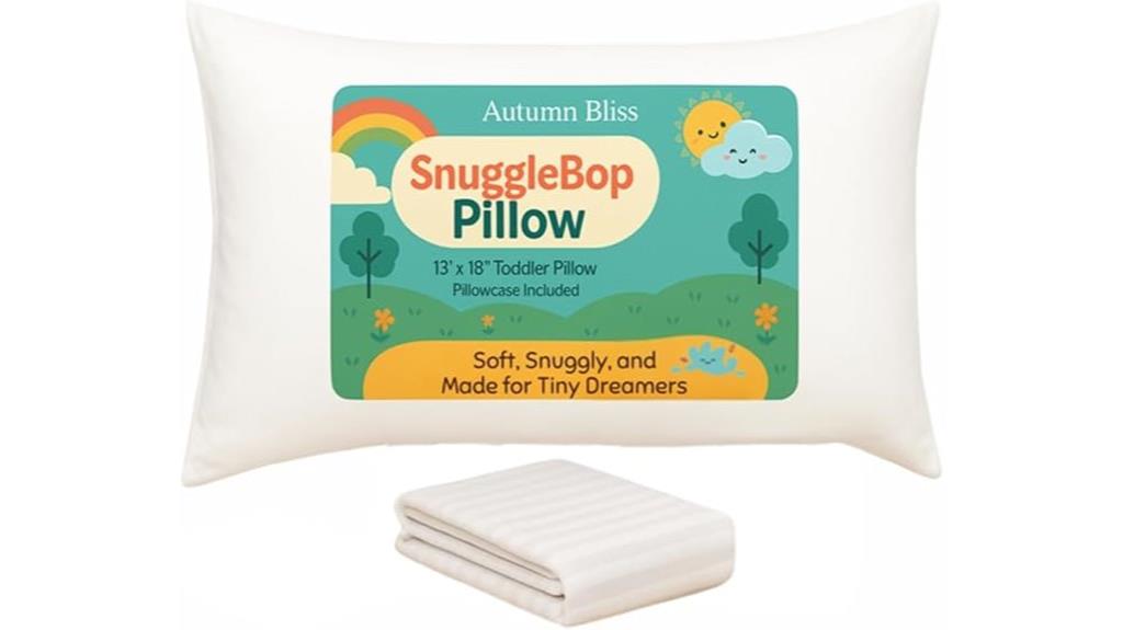 organic cotton toddler pillow