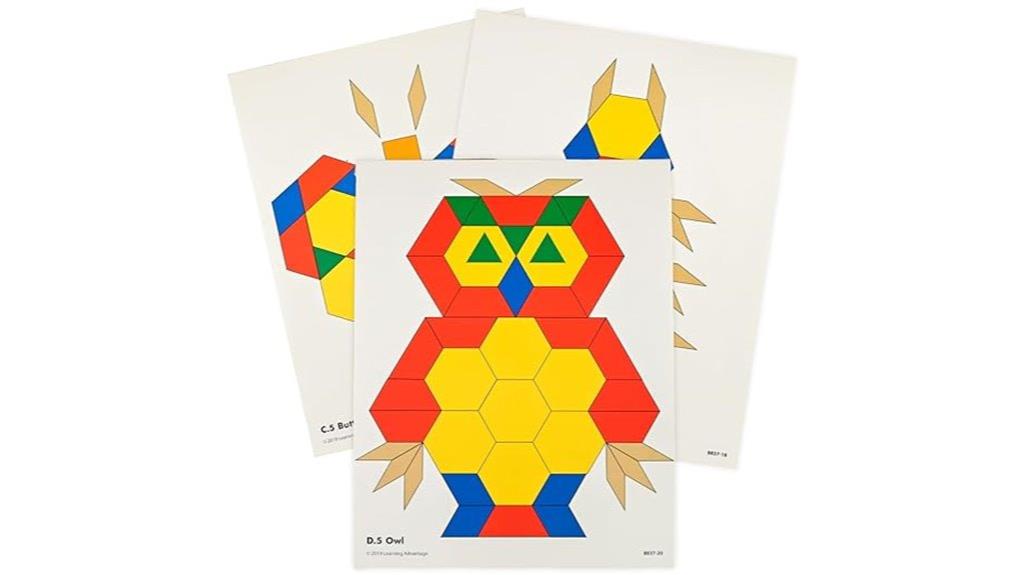 pattern blocks activity cards