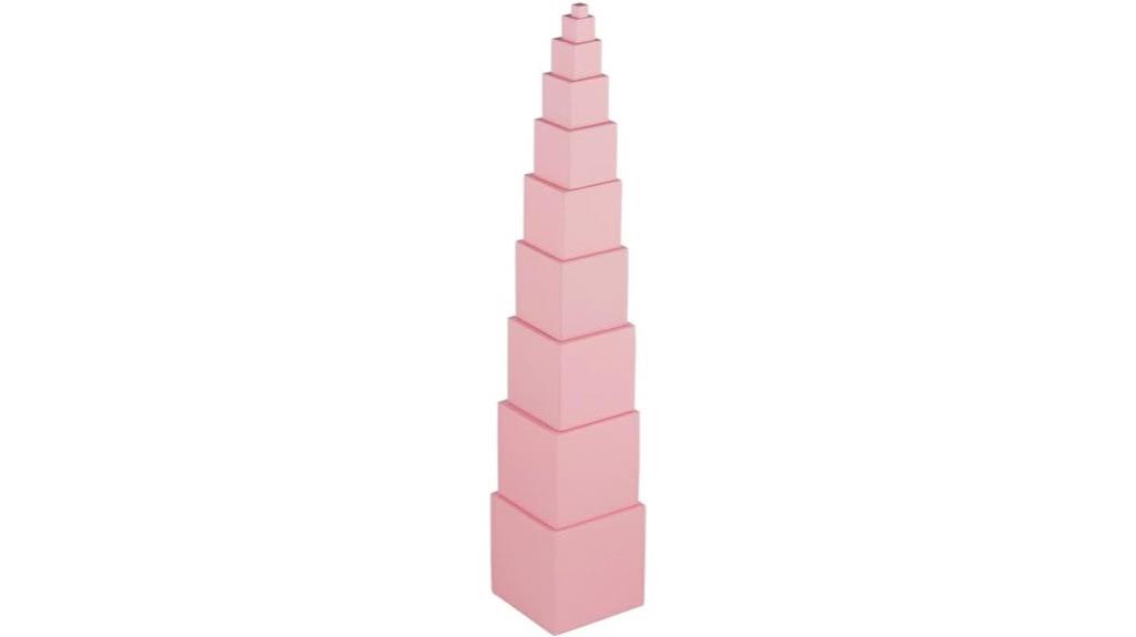 pink tower montessori set
