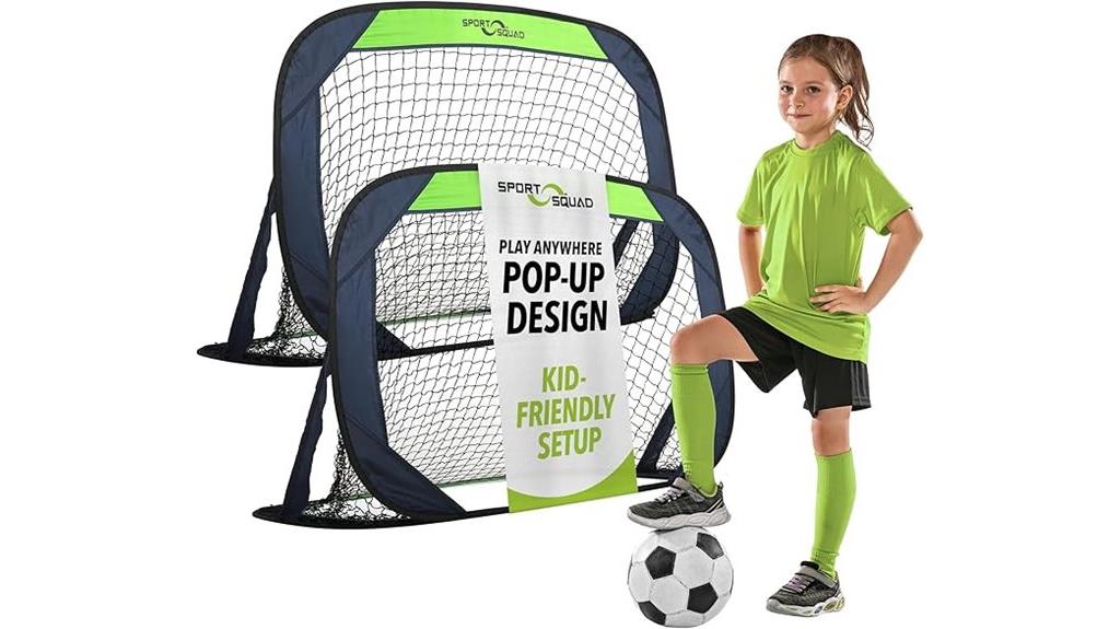 portable soccer goal set