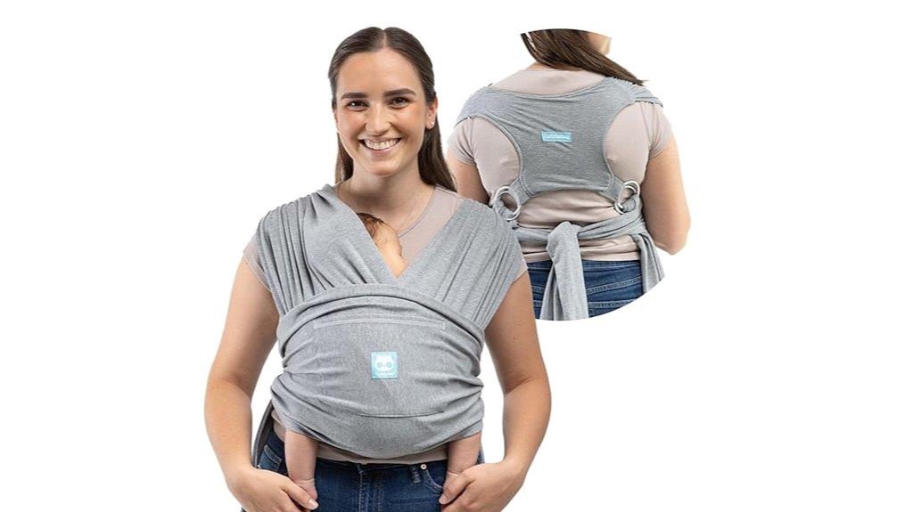 pre wrapped baby ring sling