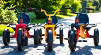 premium toddler trikes suspension