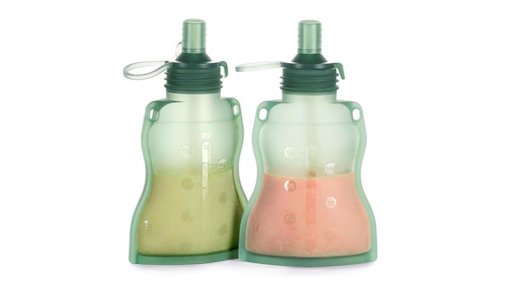 reusable baby food pouches