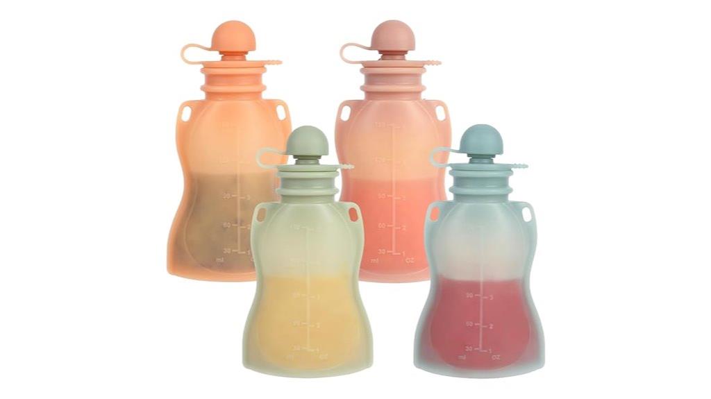 reusable baby food pouches