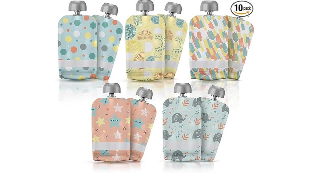 reusable baby food pouches