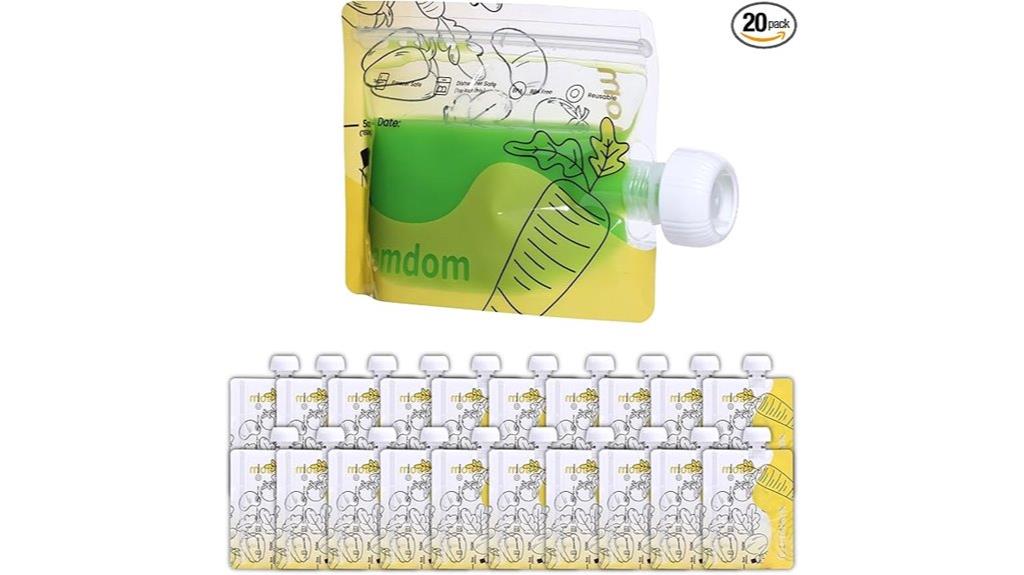 reusable baby food pouches
