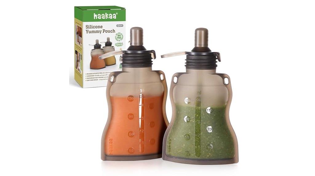 reusable baby food pouches