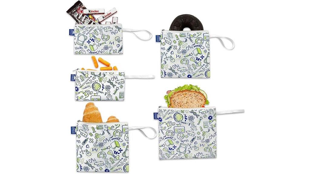 reusable sandwich bag set