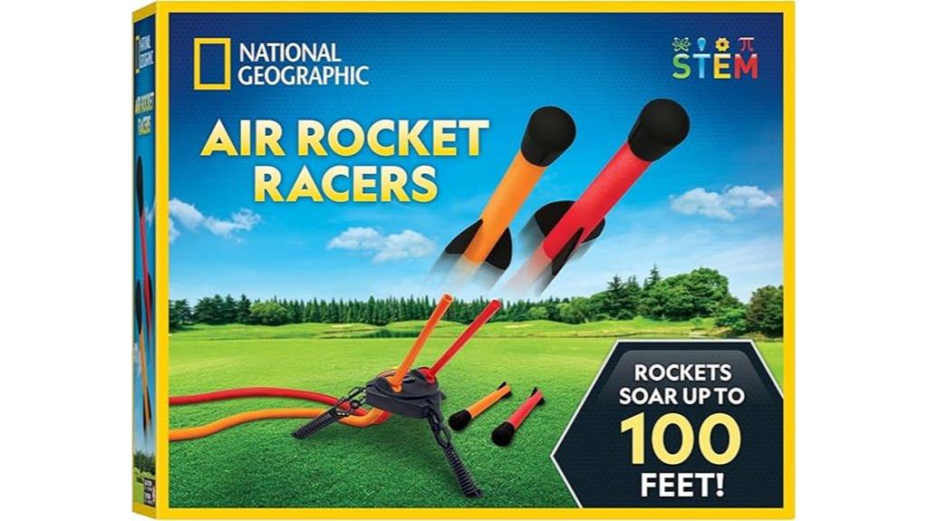 rocket toy with launcher